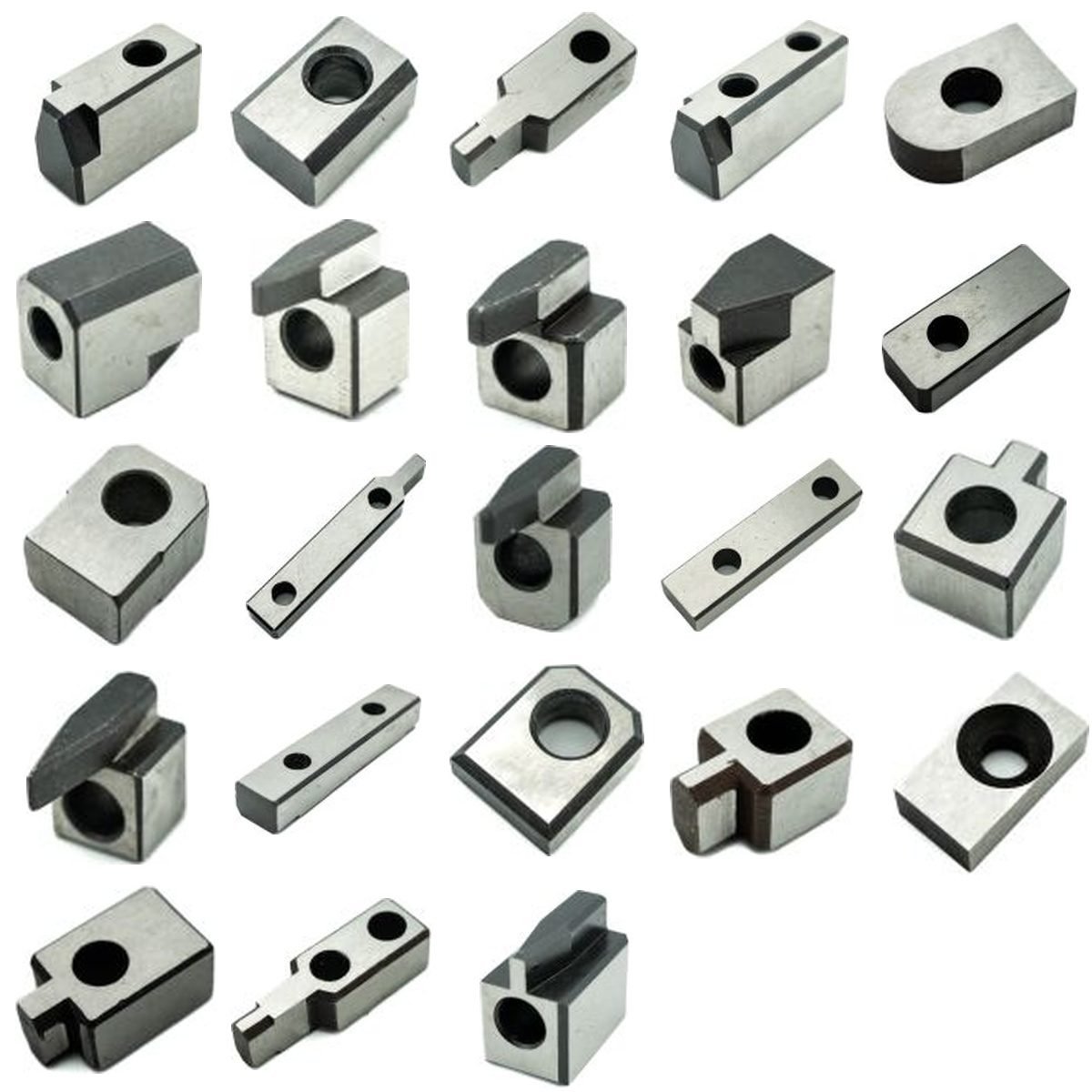 Guide keys collage for all Amada turret station sizes