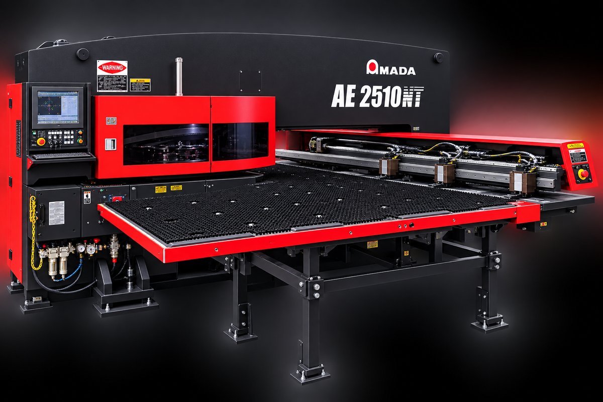Amada AE-2510NT CNC turret punch press