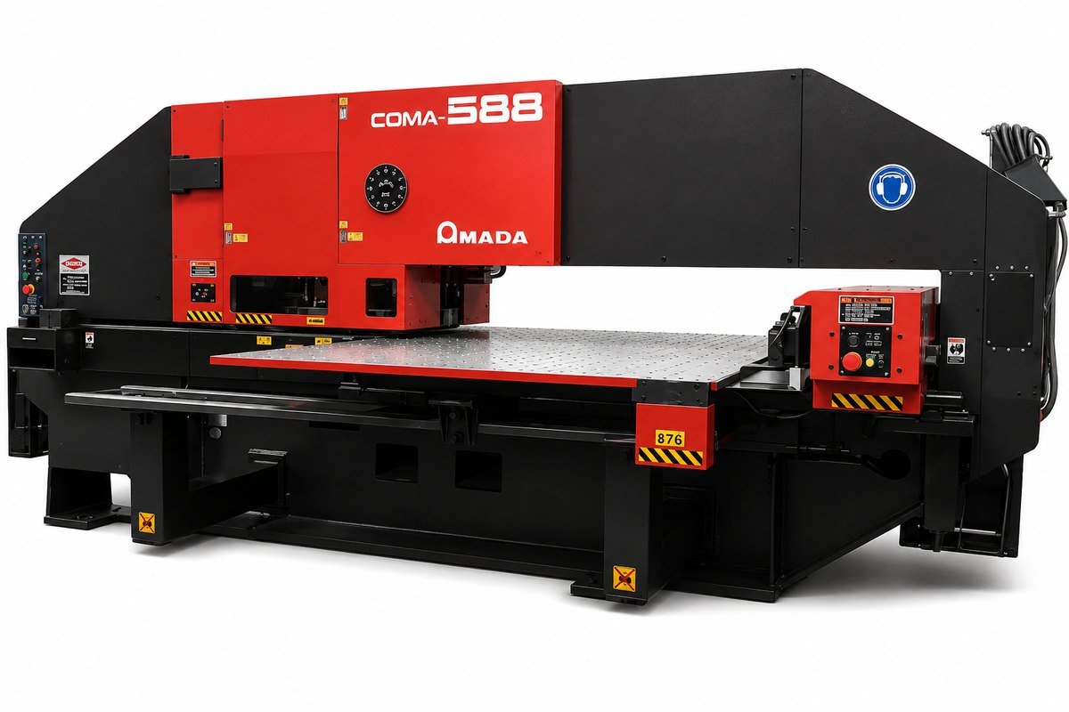 Amada COMA-588 CNC turret punch press
