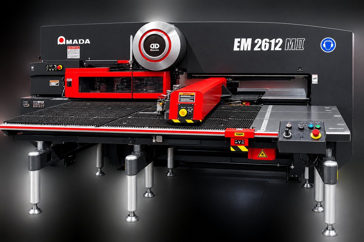 Amada EM-2612 MII CNC turret punch press