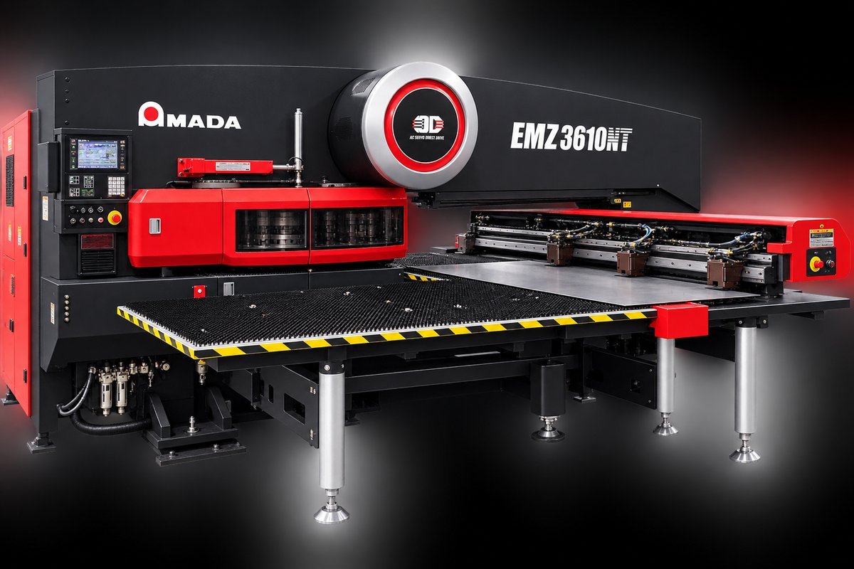 Amada EMZ-3610NT CNC turret punch press