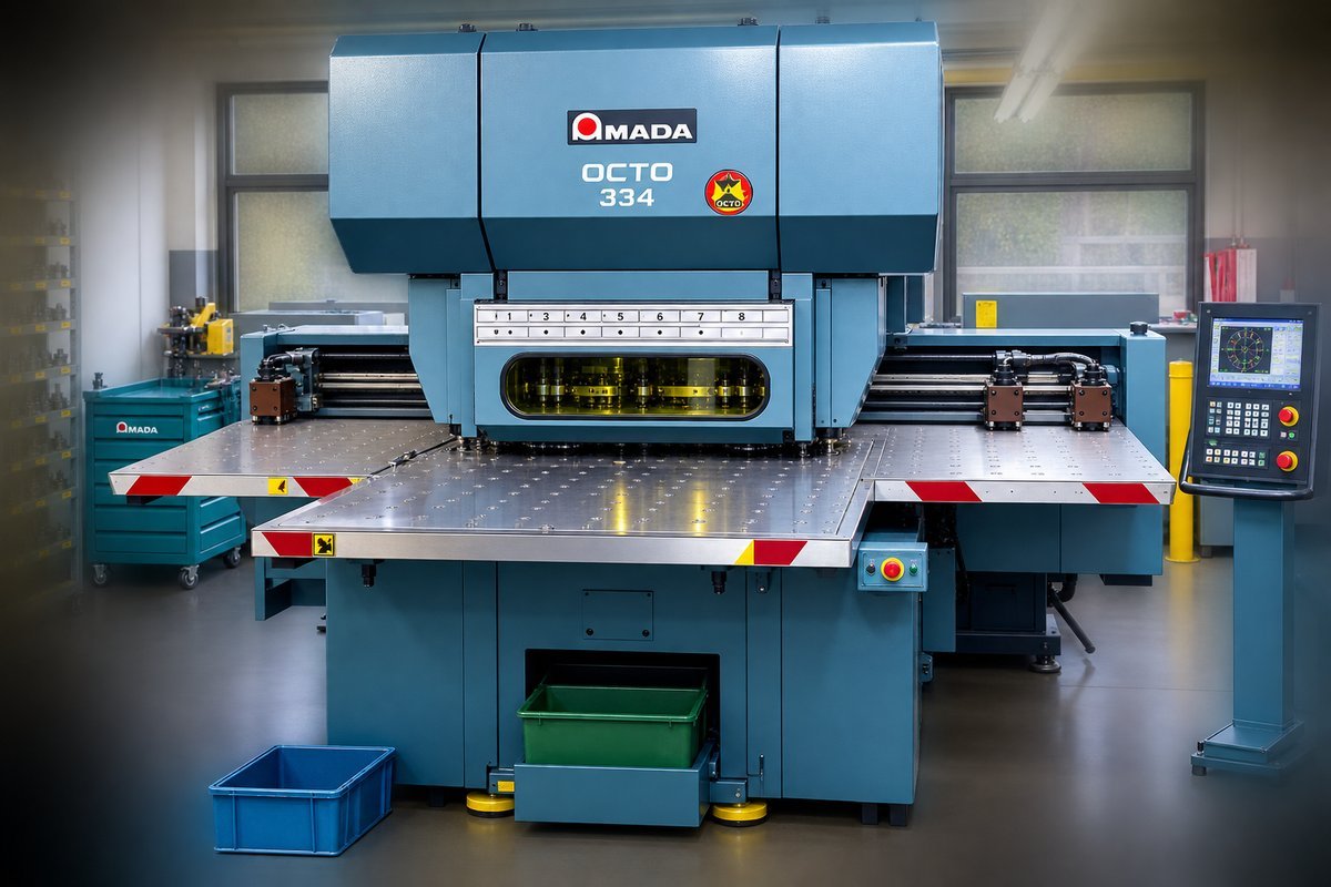 Amada OCTO-334 CNC turret punch press