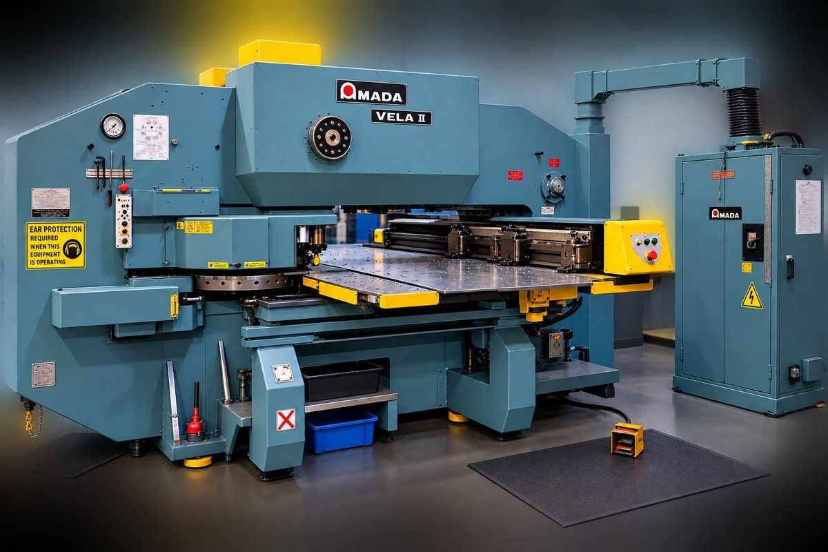 Amada VELA II CNC turret punch press