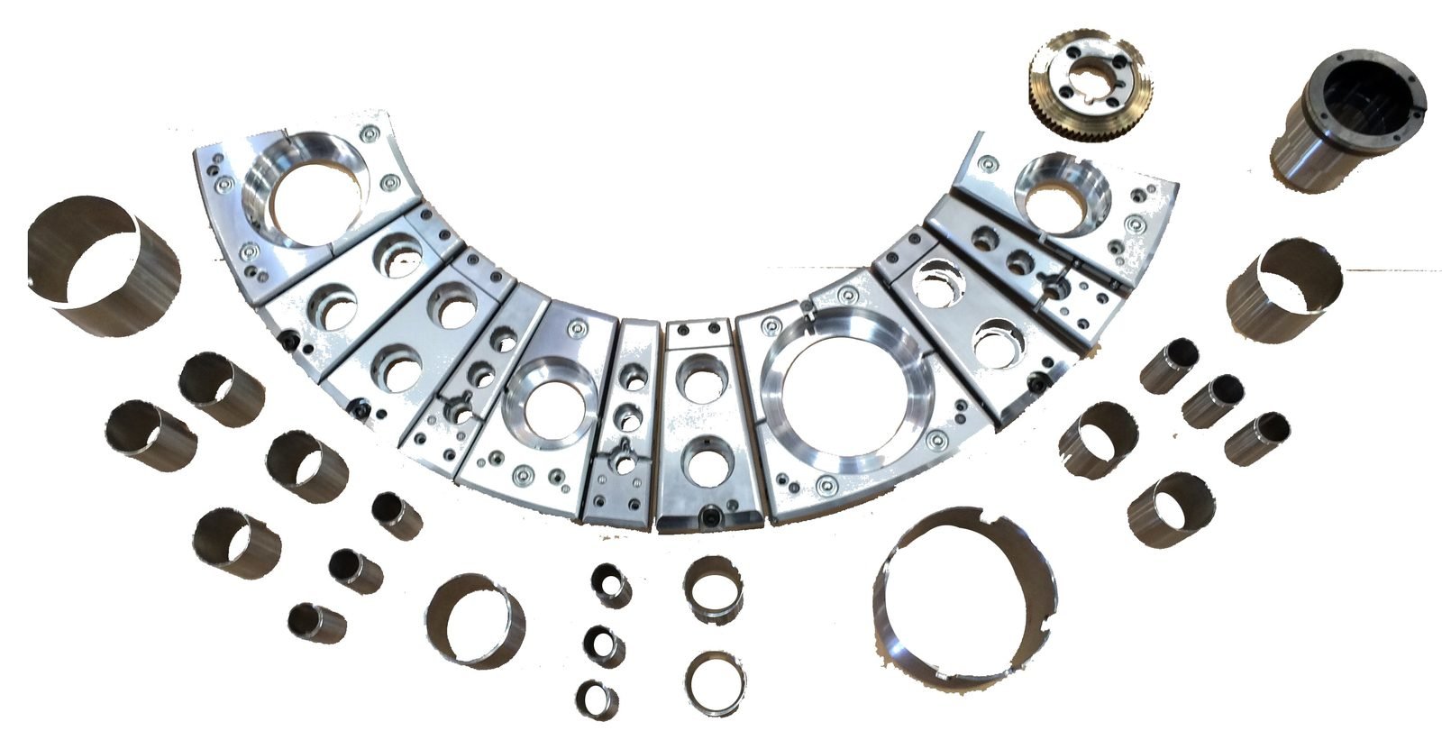 Bottom die holders for Amada turret punch press